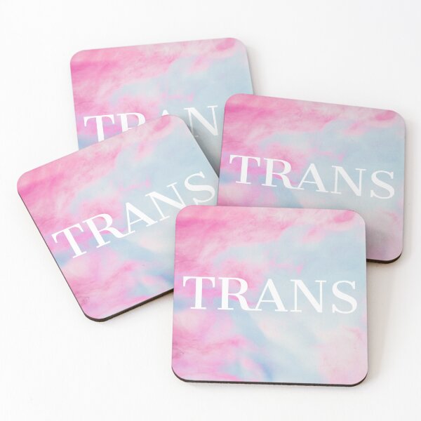 Artikelvorschau, Transästhetische rosa und blaue Himmelsmalerei entworfen und verkauft von QueerSphere.