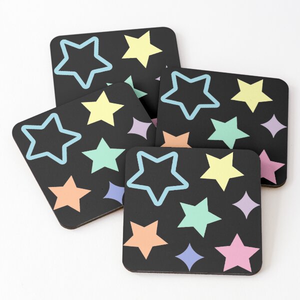 Item preview, Patrón de estrellas de colores designed and sold by AnyLeck.