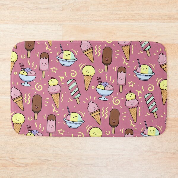 Item preview, Cute Kawaii Ice Cream Pattern designed and sold by Vector Scout Lab.