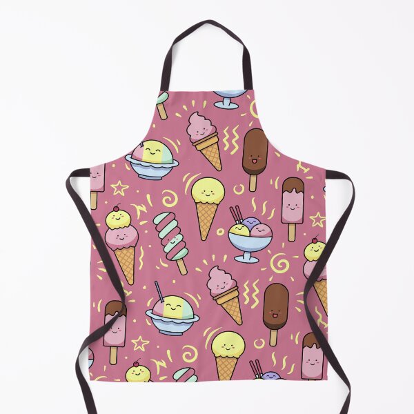 Item preview, Cute Kawaii Ice Cream Pattern designed and sold by Vector Scout Lab.