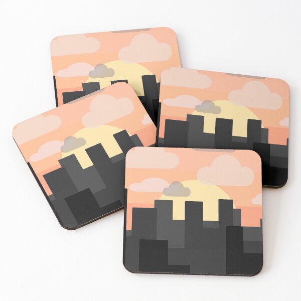 Item preview, Pastel Cityscape Print designed and sold by aloetech.