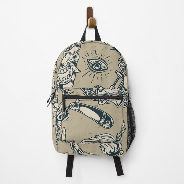 Item preview, Amazing Monochrome Tattoo Pattern designed and sold by Vector Scout Lab.