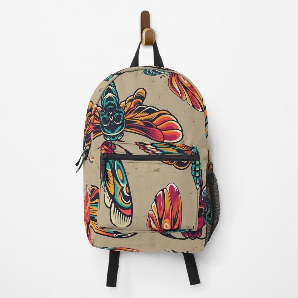 Item preview, Amazing Moth Tattoo Pattern designed and sold by Vector Scout Lab.
