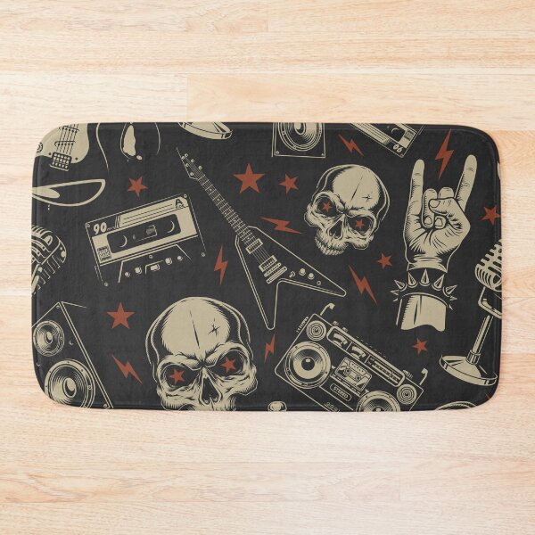 Item preview, Rock And Roll Grunge Pattern designed and sold by Vector Scout Lab.