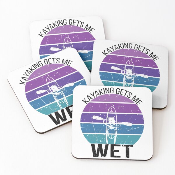 Item preview, Kayaking gets me wet - vintage distressed designed and sold by Gaalaxyz.