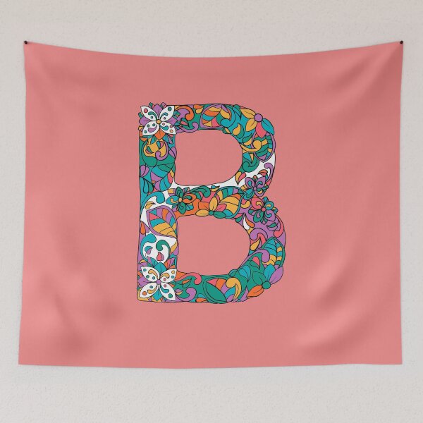 Item preview, Letter B Monogram personalized name print  designed and sold by melbournegirl.