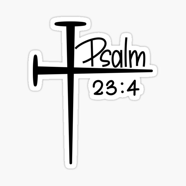 Salmos 23 Cross SVG PNG JPG