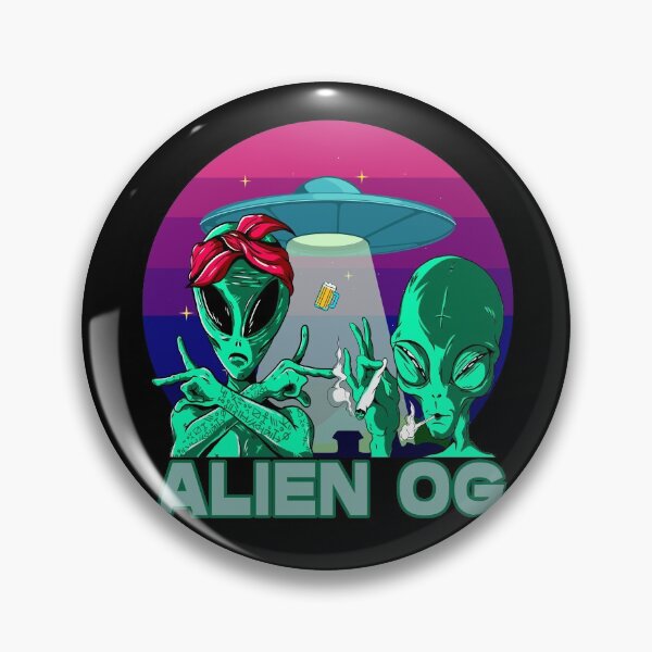 Item preview, Cannabis Strains Alien OG designed and sold by Coder-T.