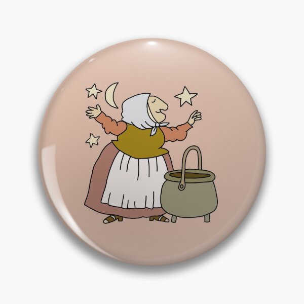 Strega Nona with Pasta Pot Metal Print for Sale by medusagf