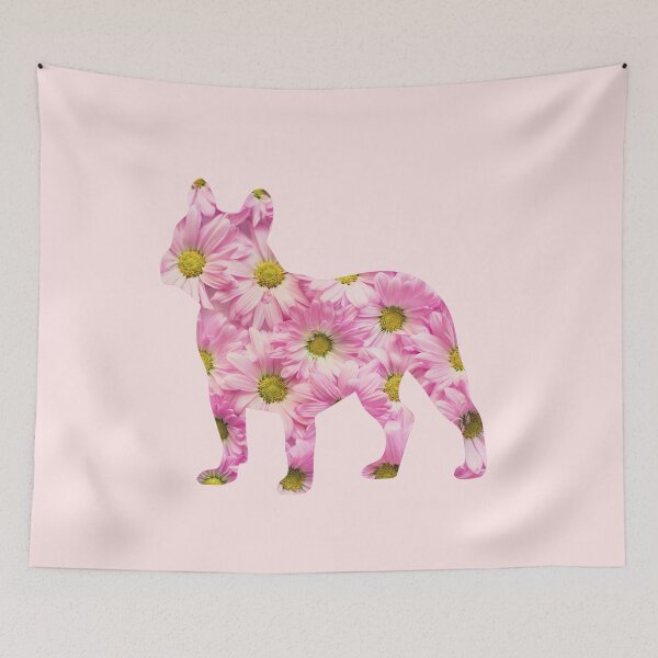 Item preview, Frenchie Flowers, Frenchie Mom, French Bulldog Flowers designed and sold by FunShirtDesigns.