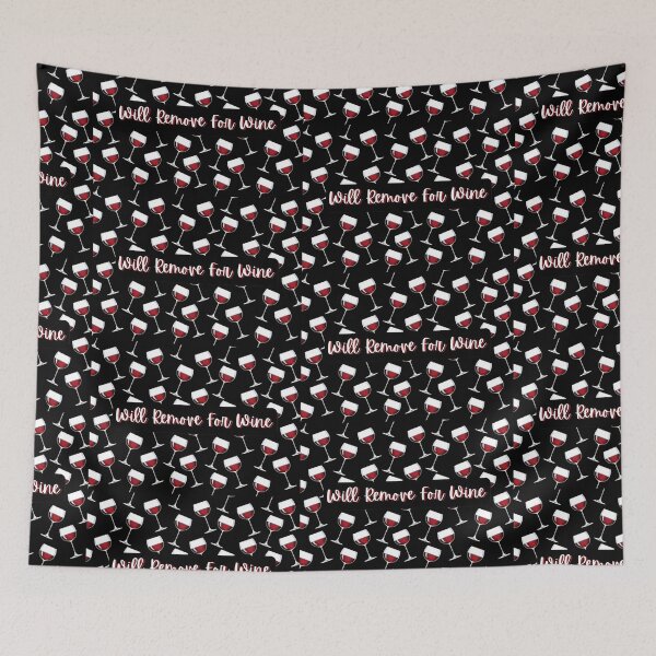 Item preview, Will Remove for Wine - Wine Glass Pattern - Red Wine - by Boo-da-chay designed and sold by Boo-da-chay.