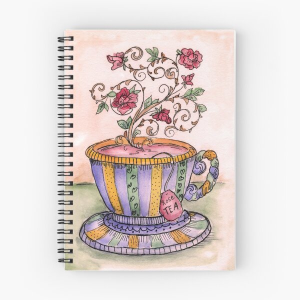 Item preview, A Cup of Rose Tea designed and sold by Full Frog Moon.
