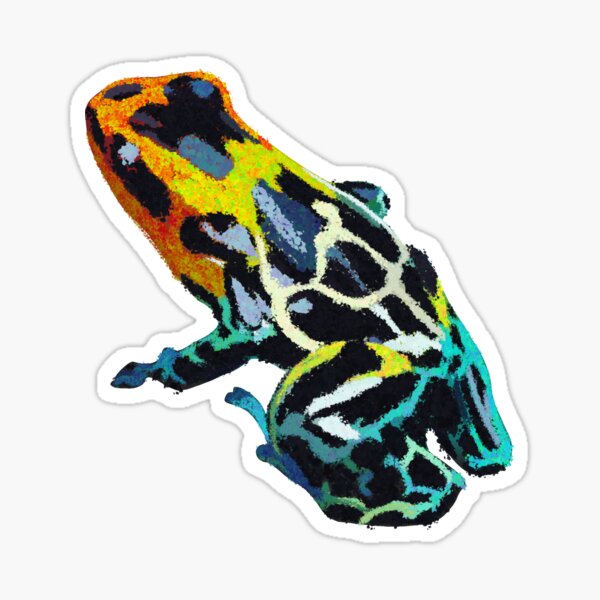Item preview, Orange & Blue Dart Frog designed and sold by sarcohpagus.