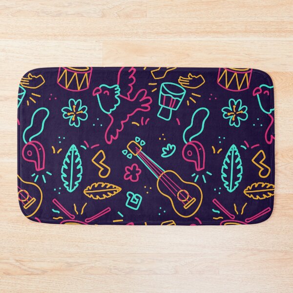 Item preview, Brazilian Carnival Pattern designed and sold by Vector Scout Lab.