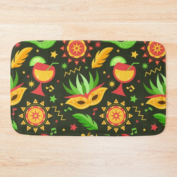 Item preview, Brazilian Carnival Pattern designed and sold by Vector Scout Lab.