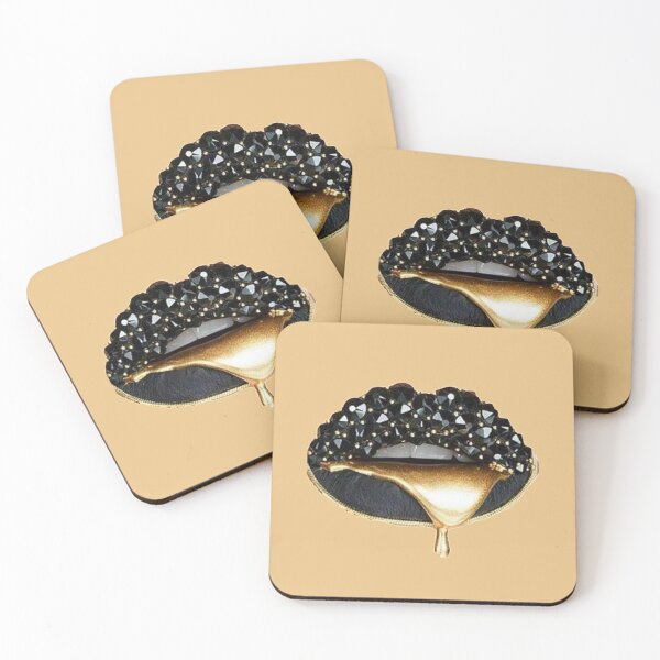 Item preview, Gold & Black  Lipstick Design designed and sold by The Merch.