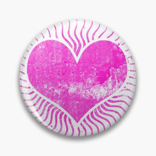 Item preview, Pink Grunge Heart with Sunbeams designed and sold by ittybittyowl.