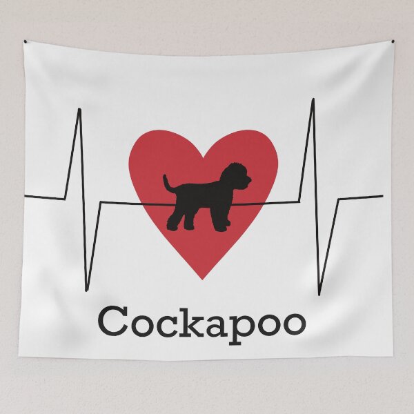 Item preview, Cockapoo Heartbeat designed and sold by ToriaScarlett.