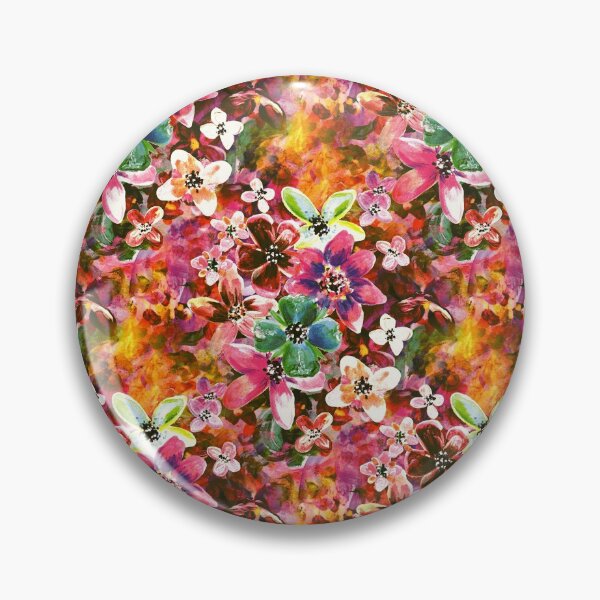 Item preview, Colourful flowers in the garden 2 designed and sold by WzoryOzdobne.