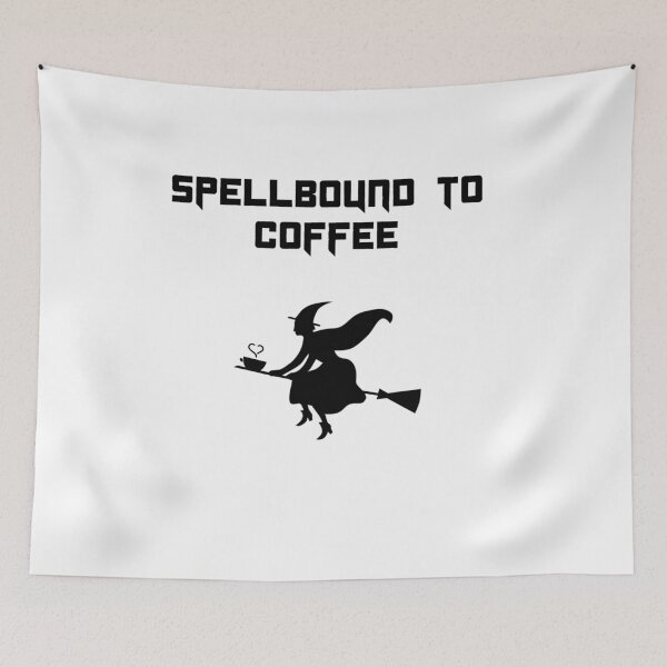 Item preview, Spellbound to Coffee Funny Witch designed and sold by Shujii.