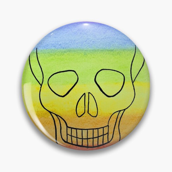 Item preview, Rainbow Skull designed and sold by PaintAlchemy.