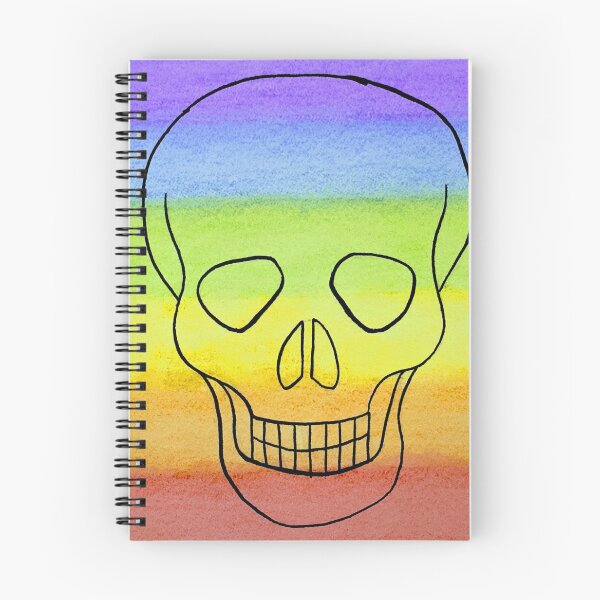 Item preview, Rainbow Skull designed and sold by PaintAlchemy.