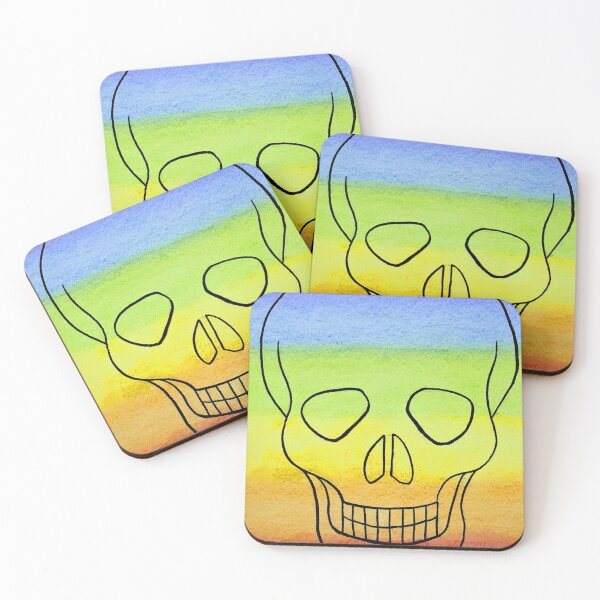 Item preview, Rainbow Skull designed and sold by PaintAlchemy.