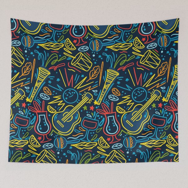 Item preview, Carnival Pattern designed and sold by Vector Scout Lab.