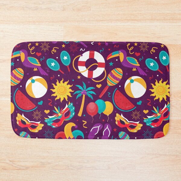 Item preview, Brazilian Carnival Pattern designed and sold by Vector Scout Lab.