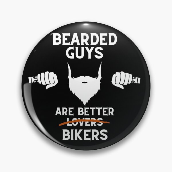 Item preview, Bearded Guys are better Bikers designed and sold by MerchActually.