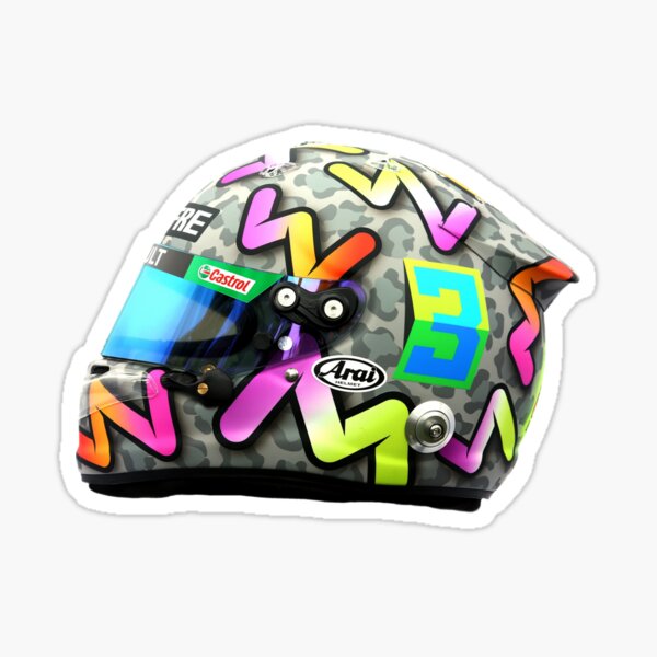 2020 Daniel Ricciardo Casco Pegatina