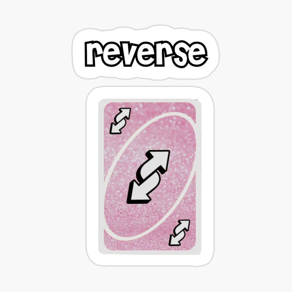 Copy of Copy of Galaxy uno reverse card pink Greeting Card for