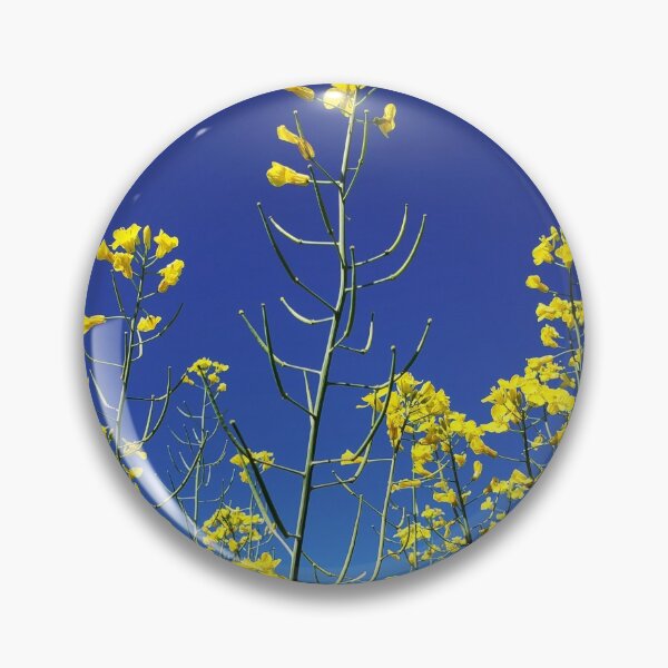 Item preview, Yellow Flowers Against a Deep Blue Sky designed and sold by indigorayz.