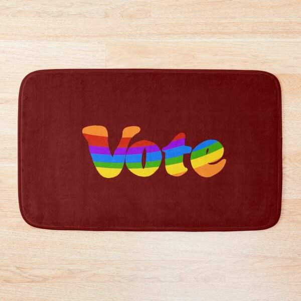 Item preview, Rainbow Swirls Vote designed and sold by Emily Boynton.