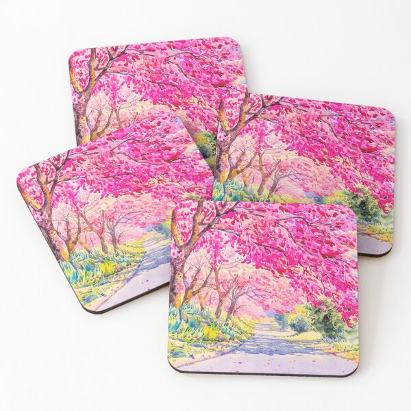 Item preview, Beautiful Pink Cherry Blossom Painting designed and sold by Vector Scout Lab.