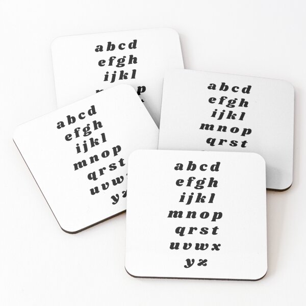 Item preview, Alphabet Pack Black designed and sold by isobelcough.