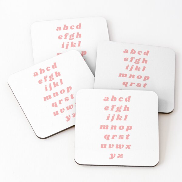 Item preview, Alphabet Pack Pink designed and sold by isobelcough.