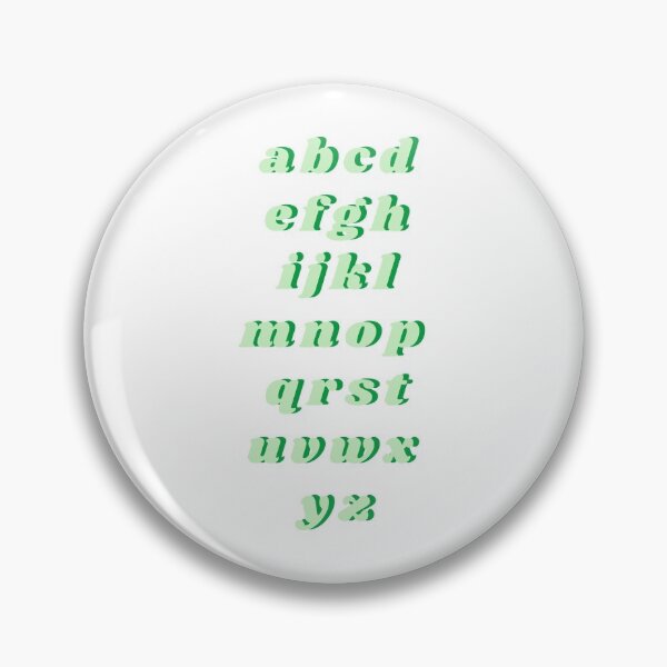 Item preview, Alphabet Pack Green designed and sold by isobelcough.