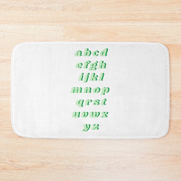 Item preview, Alphabet Pack Green designed and sold by isobelcough.