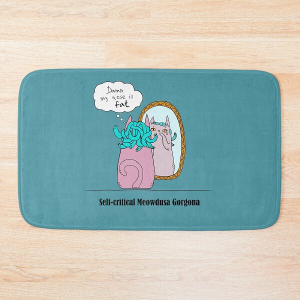 Item preview, Self-critical Meowdusa Gorgona designed and sold by BeeHappyShop.