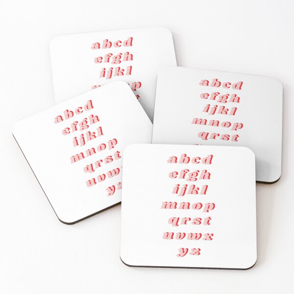 Item preview, Alphabet Pack Pink And Red designed and sold by isobelcough.