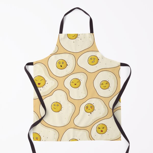 Item preview, Kawaii Fried Eggs Pattern designed and sold by space-kitten.