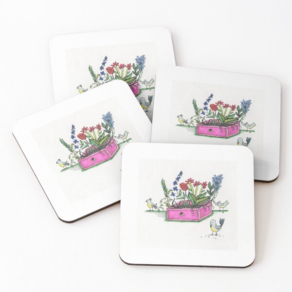 Item preview, Birds and flower box designed and sold by sauleshechka.