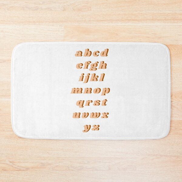 Item preview, Alphabet Pack Orange designed and sold by isobelcough.