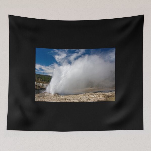 Item preview, Fan Geyser Erupting in Yellowstone National Park designed and sold by AvocaSpring.