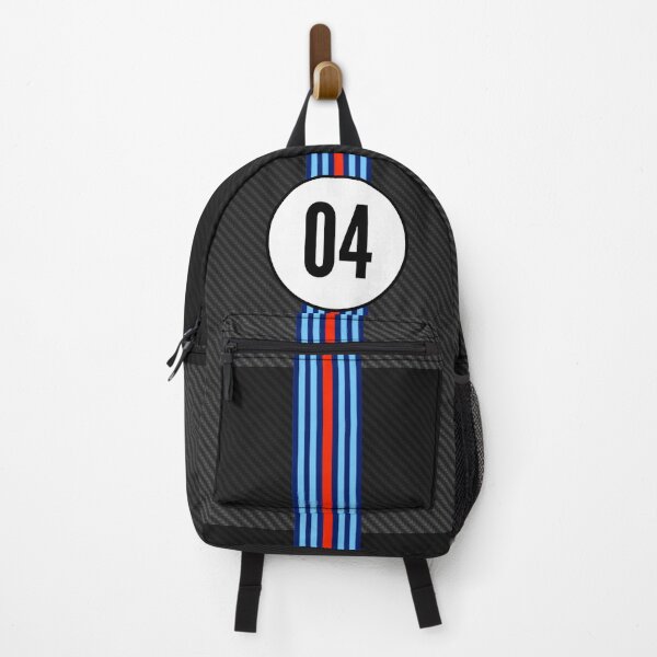 Item preview, Martini Racing Number 04 Carbon Poster – Iconic Porsche Livery Art designed and sold by Road To Track.