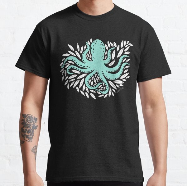 Aqua Octopus Classic T-Shirt
