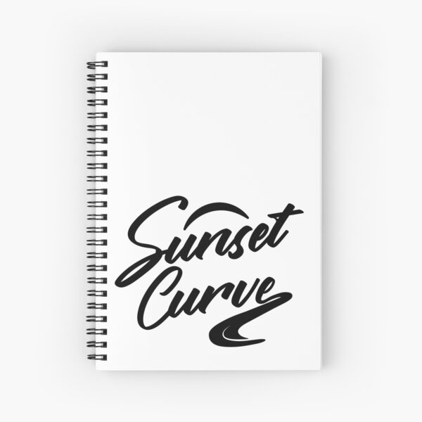 Sunset Curve Spiral Notebook