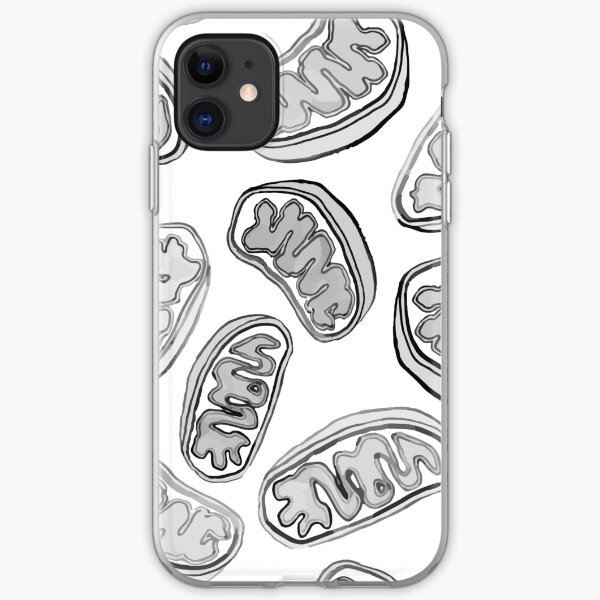 Mitochondria repeating pattern iPhone Soft Case