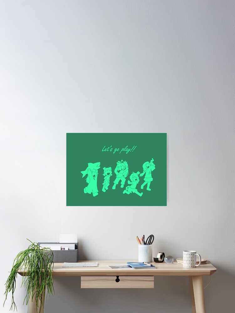 Anime Let S Go Play Poster By Melisaongmiqin Redbubble Anime Let S Go Play Poster By Melisaongmiqin Redbubble